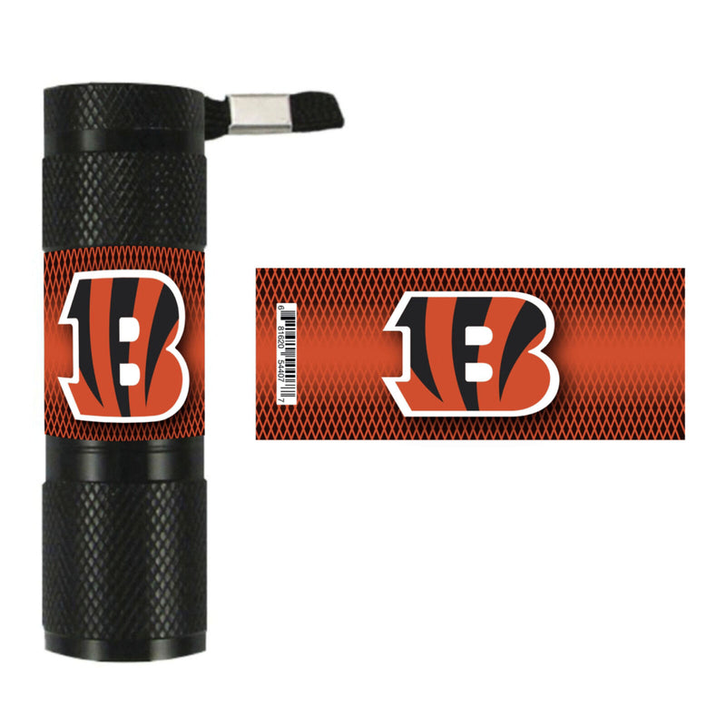 NFL Cincinnati Bengals LED Flashlight 1.1"x.3"x3.4"