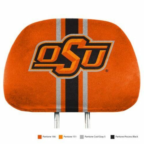 NCAA Oklahoma State Cowboys New 2-Piece Printed Headrest Covers