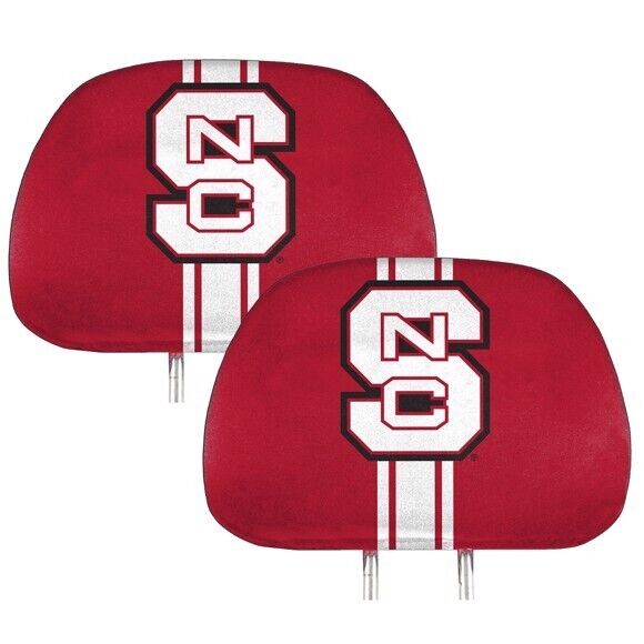 NCAA NC State Wolfpack New 2-Piece Printed Headrest Covers