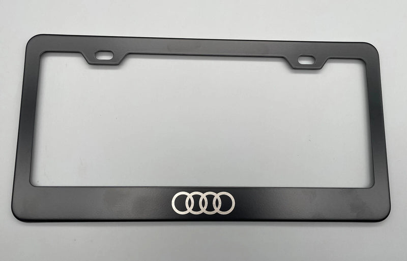 4 rings license plate frame fit Audi