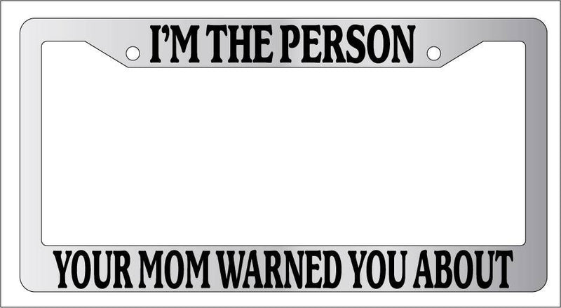 Chrome License Plate Frame I&