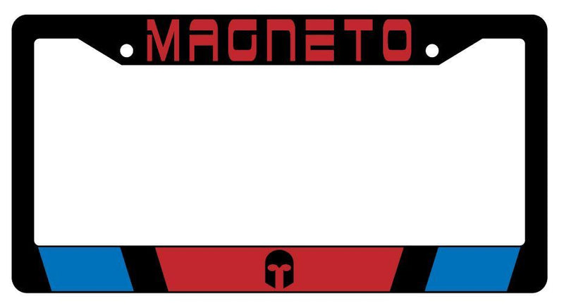 Magneto Black Plastic License Plate Frame Auto For Marvel  Mod-GRAPH9856236-1955