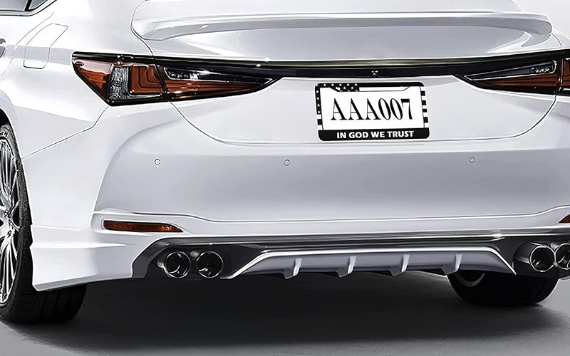 In God We Trust American Flag License Plate Frame