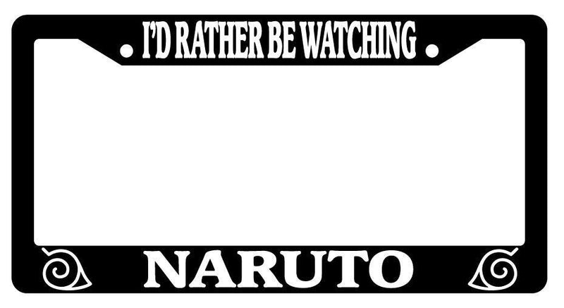 Black License Plate Frame I&
