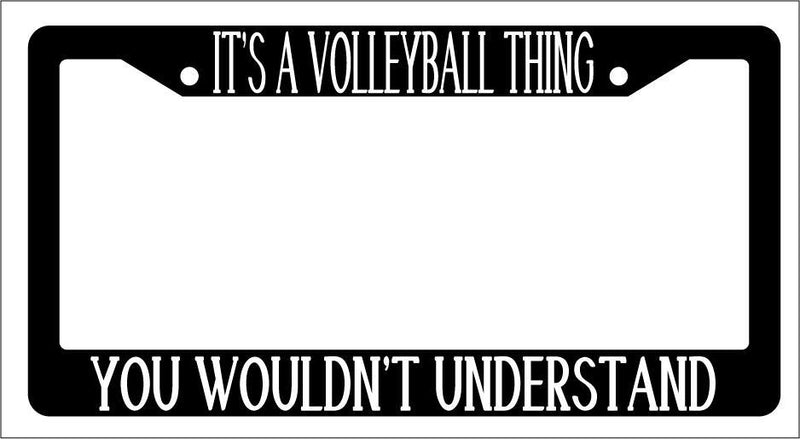 Black License Plate Frame IT&
