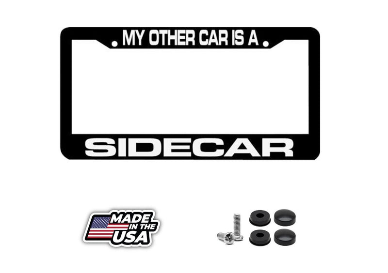 My other car is a SIDECAR License Plate Frame