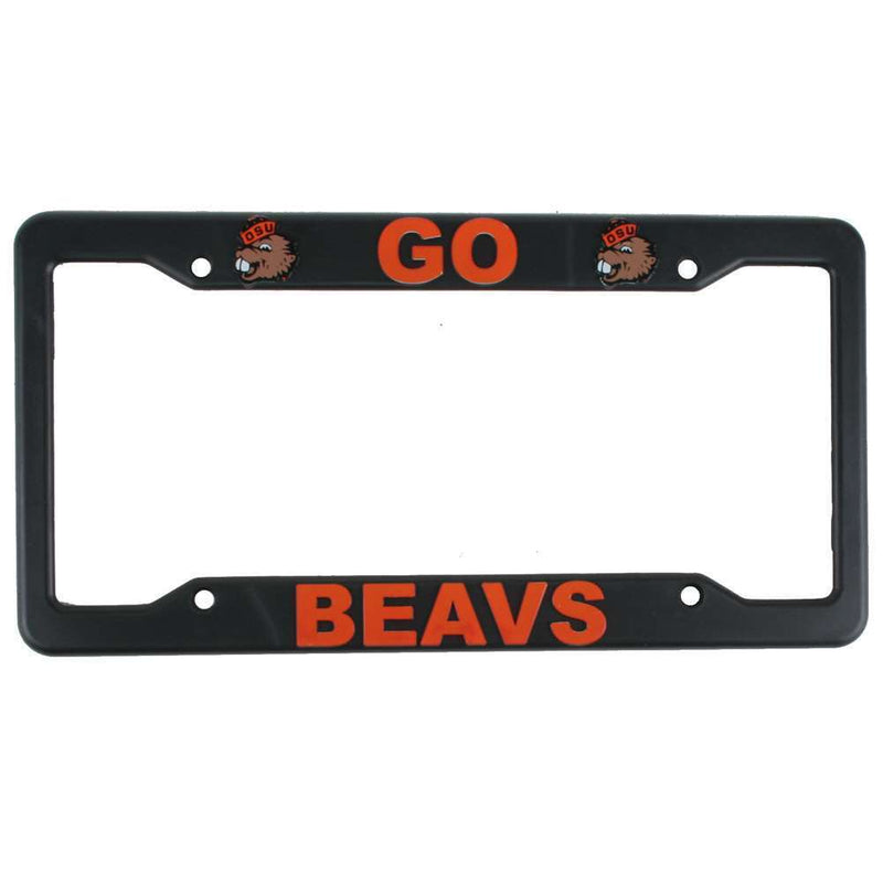 NCAA Oregon State Beavers Plastic License Plate Frame - Go Beavs