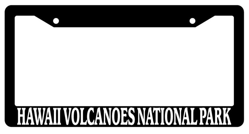 Black License Plate Frame Hawaii Volcanoes National Park Auto Accessory 1346  Mod-GRAPH9856236-663