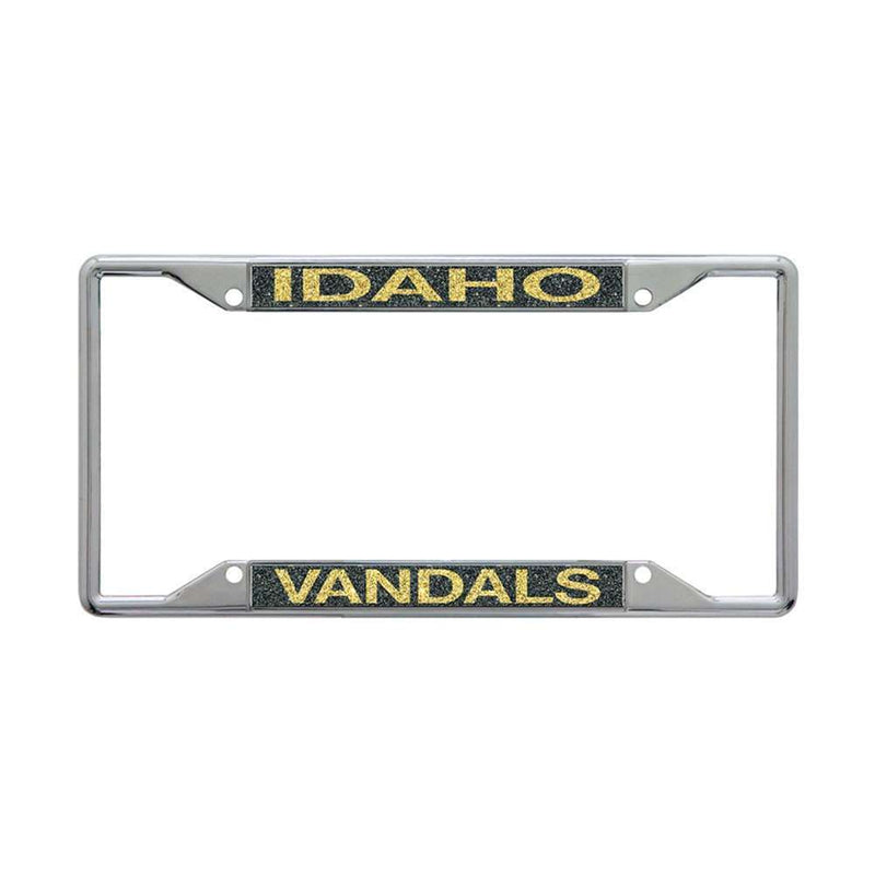 NCAA Idaho Vandals Metal License Plate Frame - Glitter