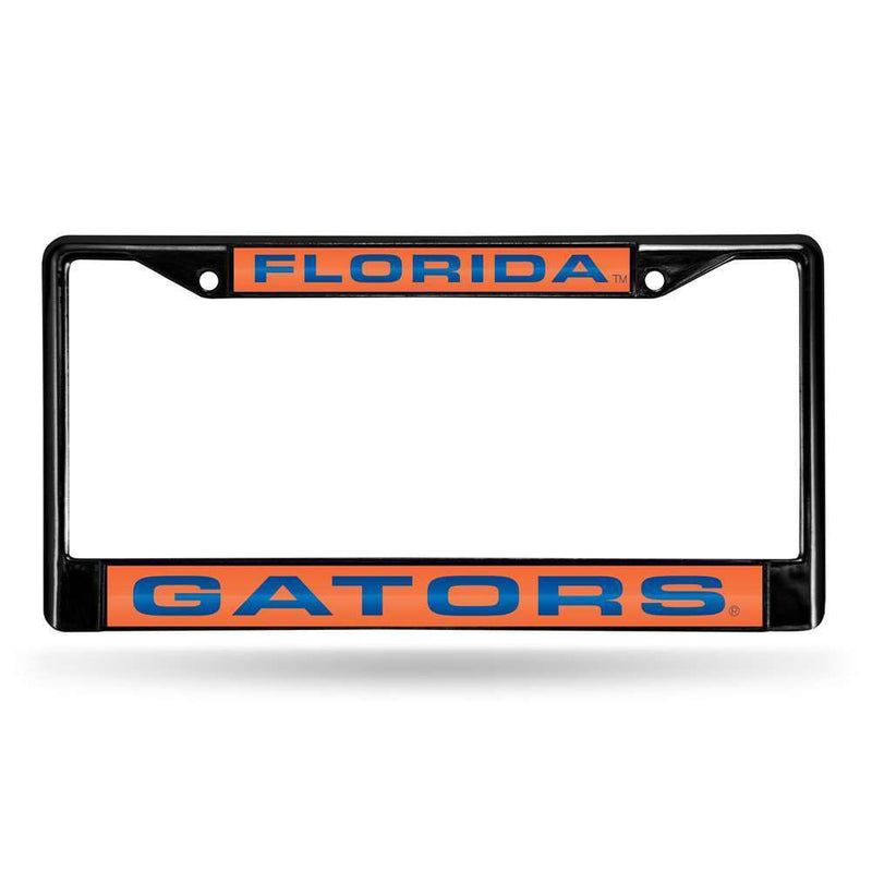 NCAA Florida Gators Inlaid Acrylic Black License Plate Frame