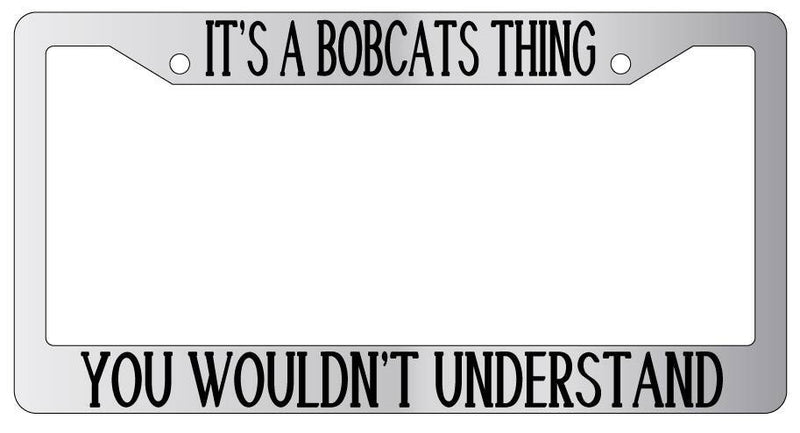 Chrome License Plate Frame IT&