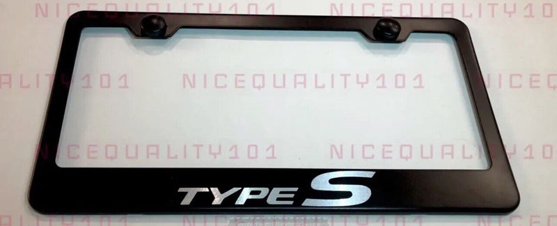 Type S Stainless Steel Finished License Plate Frame Holder Rust Free