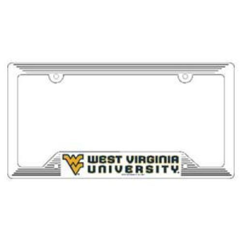 NCAA West Virginia Mountaineers Plastic License Plate Frame