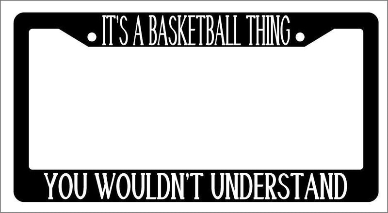 Black License Plate Frame IT&