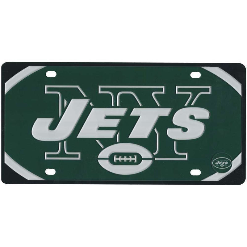 NFL New York Jets Full Color Mega Inlay License Plate