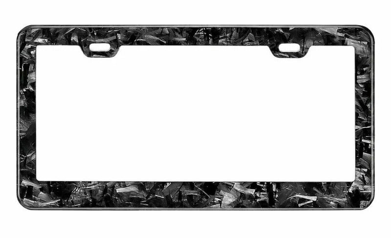 Forged Carbon Fiber Car License Plate Frame