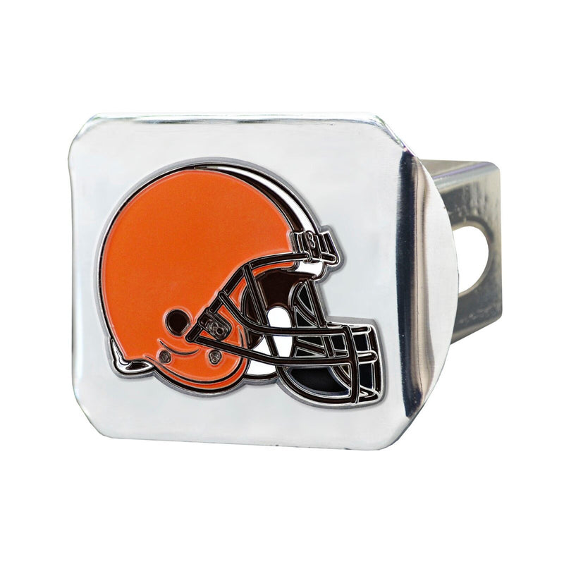 NFL Cleveland Browns 3D Color on Chrome Metal Hitch Cover