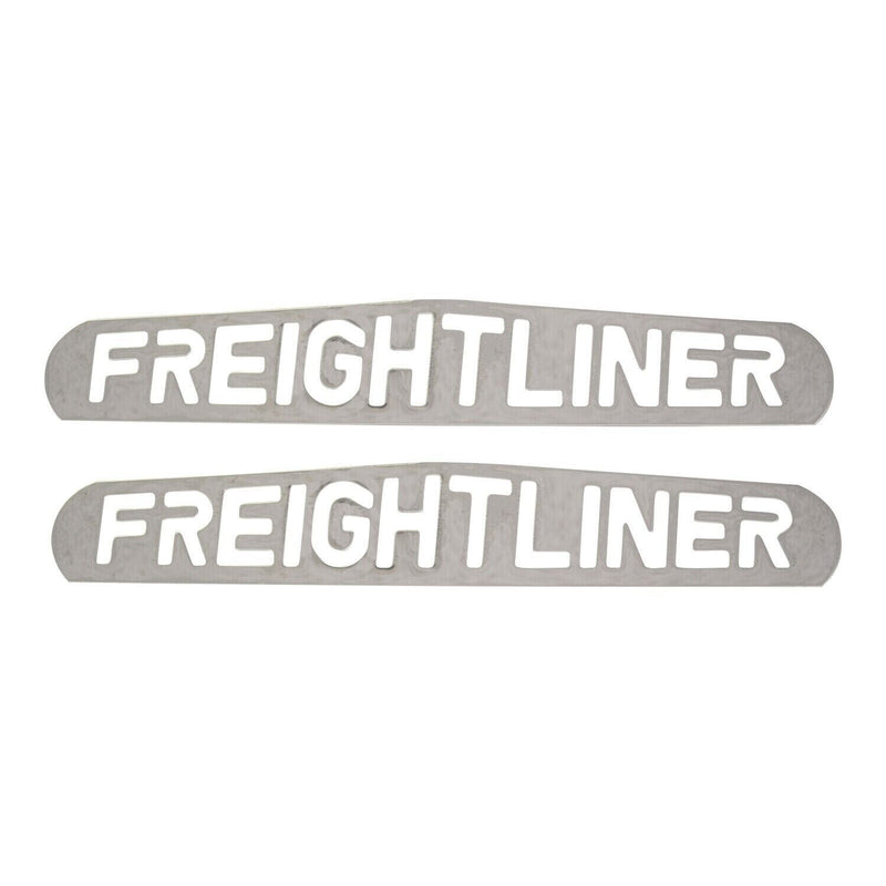 Freightliner Bottom Mud Flap Plates Semi Truck 24" x 4" Chrome 3 Stud 1 pair