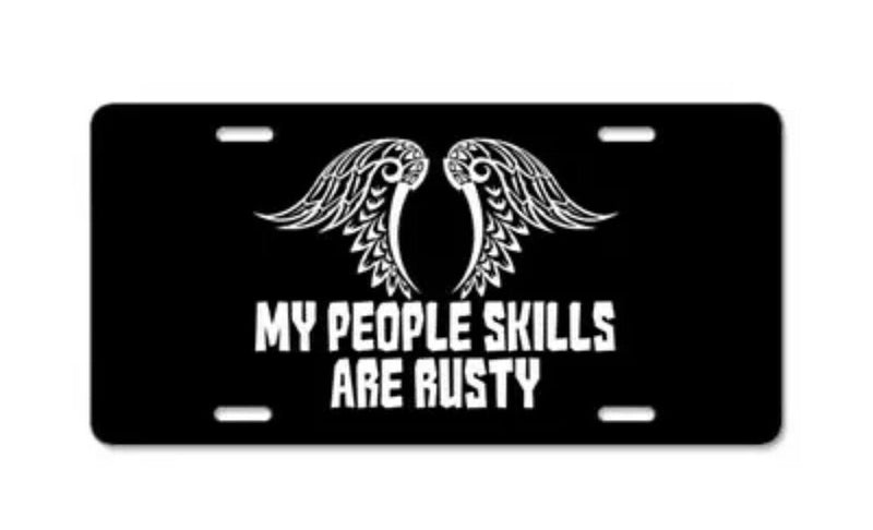 Antisocial Castiel Aluminium License Plate Highest Quality For All Vehicle