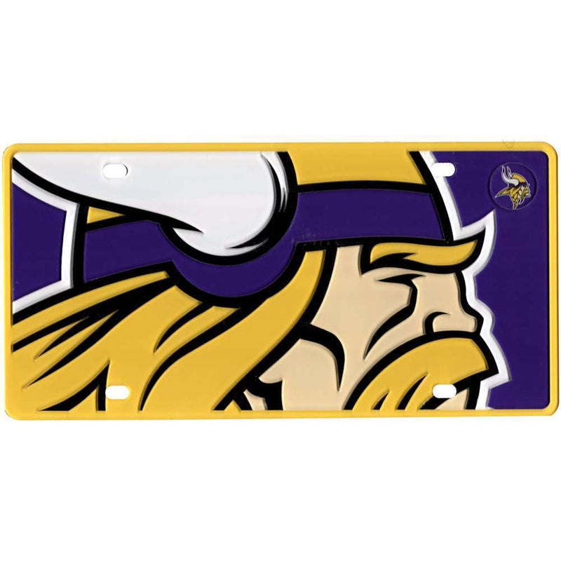 NFL Minnesota Vikings Full Color Mega Inlay License Plate