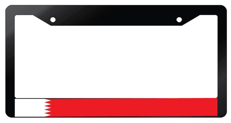 Austria Glossy Black Plastic License Plate Frame World Flags  Mod-GRAPH9856236-6893