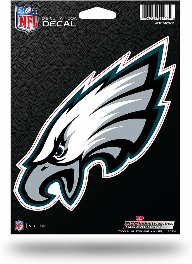 RICO NFL Philadelphia Eagles Diecut Vinyl Decal Sticker 5"x 6"