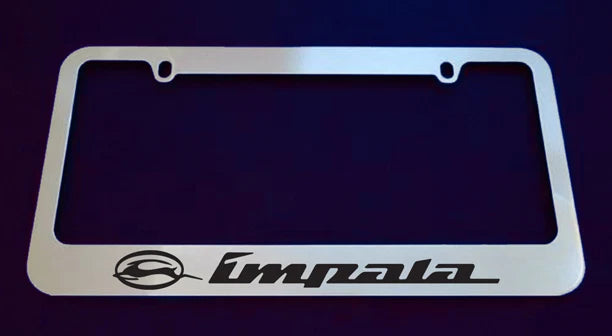 CHEVROLET IMPALA LICENSE PLATE FRAME, MADE OF CHROME 1 Frame