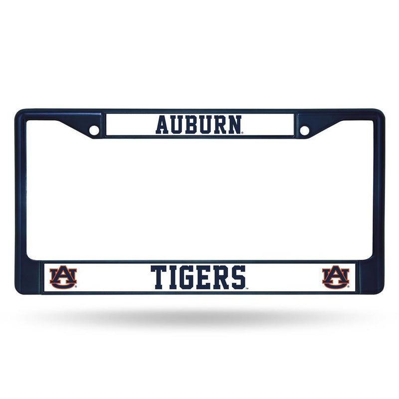 NCAA Auburn Tigers Team Color Chrome License Plate Frame