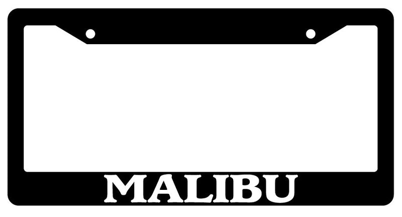 Black License Plate Frame Malibu Auto Accessory Novelty 1581  Mod-GRAPH9856236-268