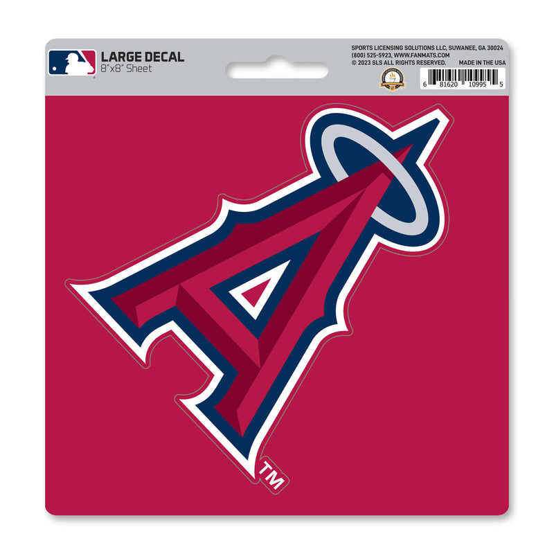 MLB Los Angeles Angels Decal Large 8"X8" Auto RV Boat Cooler Luggage