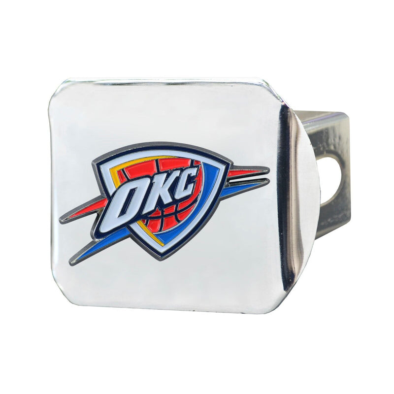 NBA Oklahoma City Thunder 3D Color on Chrome Metal Hitch Cover