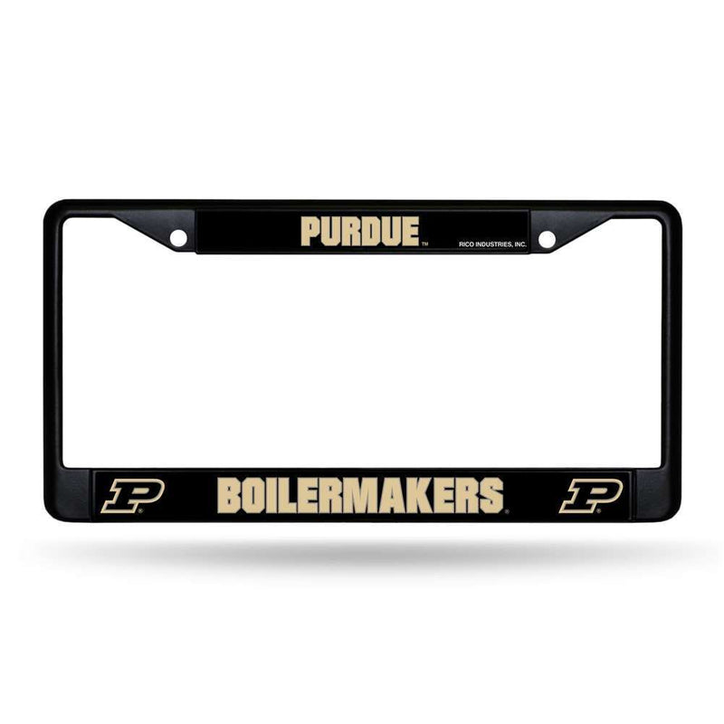 NCAA Purdue Boilermakers Black License Plate Frame