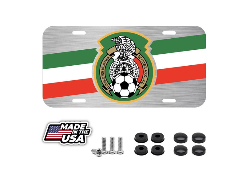 Mexican Soccer Mexico Futbol Football Vehicle License Plate Front Auto Fútbol MX
