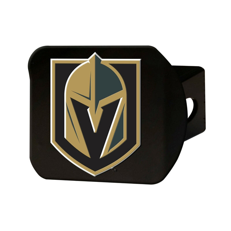 NHL Vegas Golden Knights 3D Color on Black Metal Hitch Cover