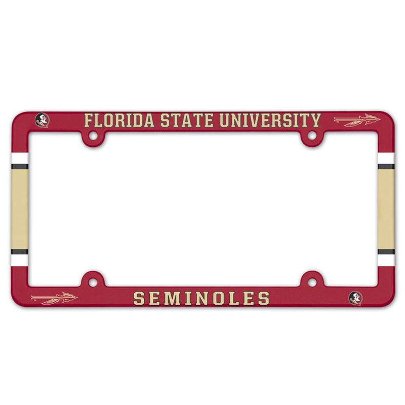 NCAA Florida State Seminoles Plastic License Plate Frame