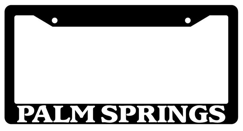 Black License Plate Frame Palm Springs City State Auto Accessory Novelty 2495  Mod-GRAPH9856236-1589