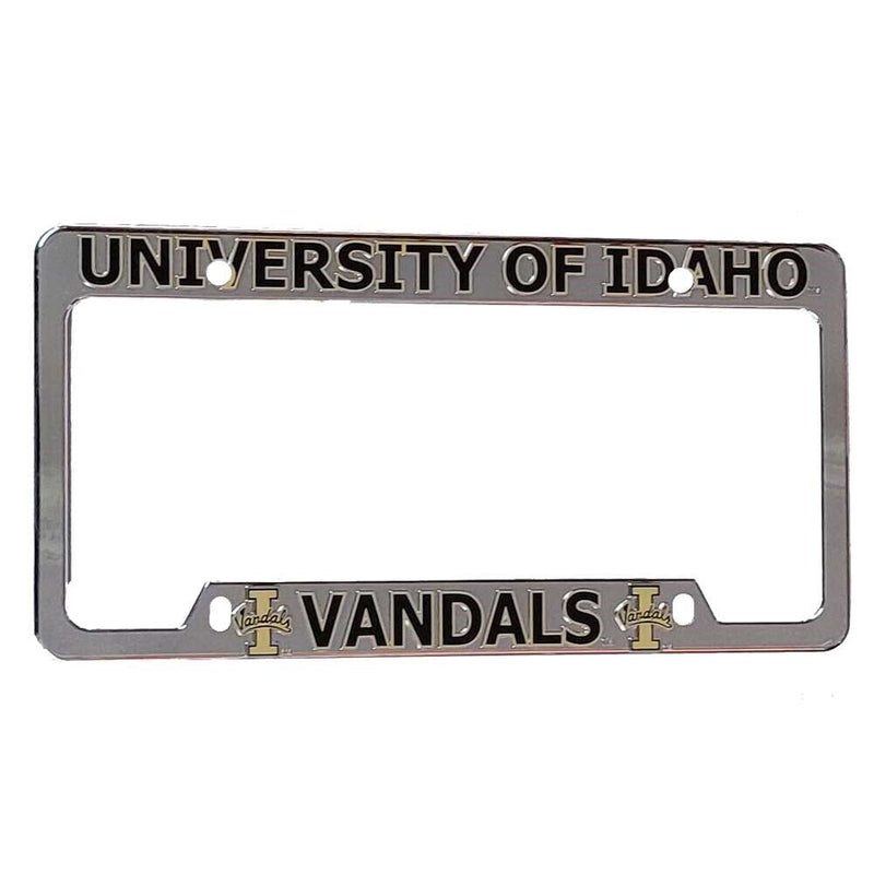 NCAA Idaho Vandals Chrome Plastic License Plate Frame