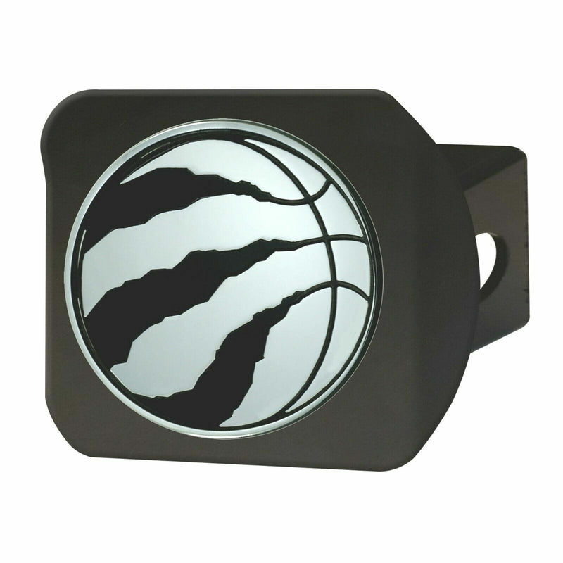 NBA Toronto Raptors 3D Chrome on Black Metal Hitch Cover