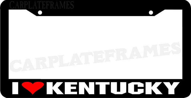 I LOVE Kentucky License Plate Frame