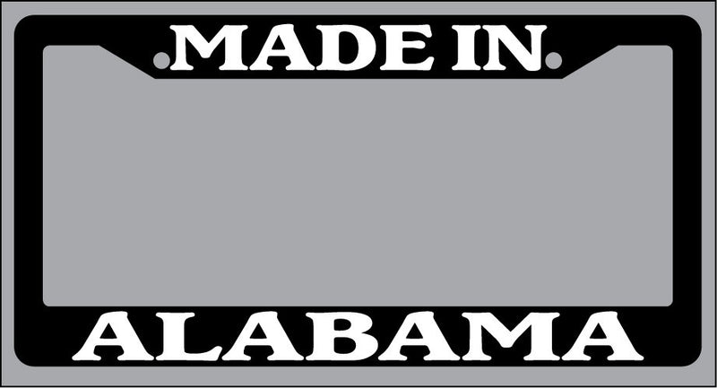Black License Plate Frame Made in Alabama Auto Accessory 1041  Mod-GRAPH9856236-960