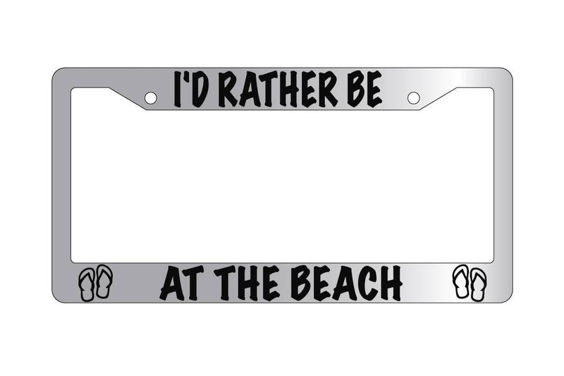 Chrome License Plate Frame I&