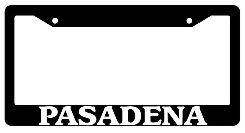 Black License Plate Frame City State Pasadena Auto Accessory 2609  Mod-GRAPH9856236-1767