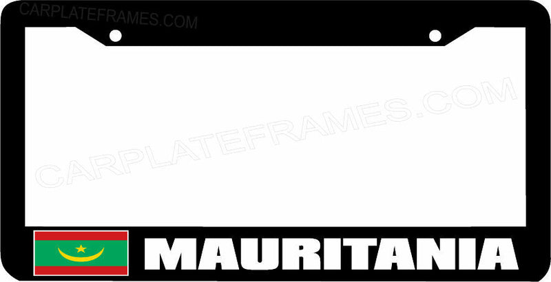MAURITANIA flag License Plate Frame