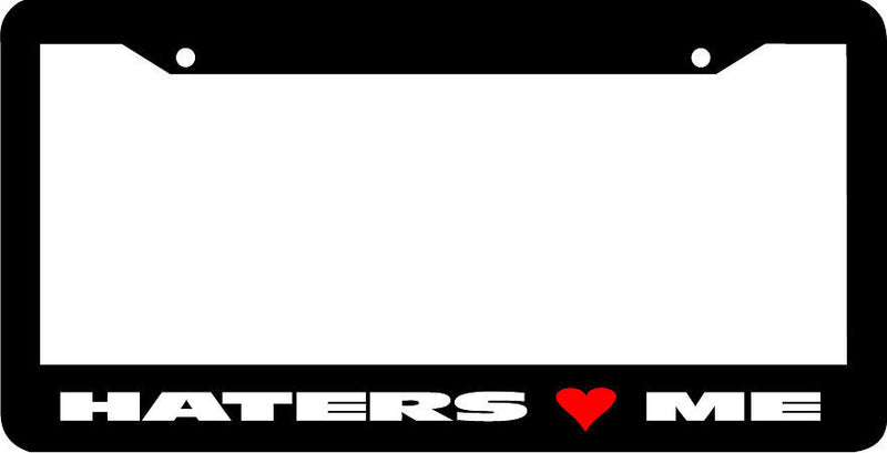 HATERS LOVE ME jdm License Plate Frame