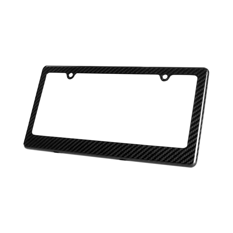 Real 100% Carbon Fiber license Plate Frame cover original 3k twill design