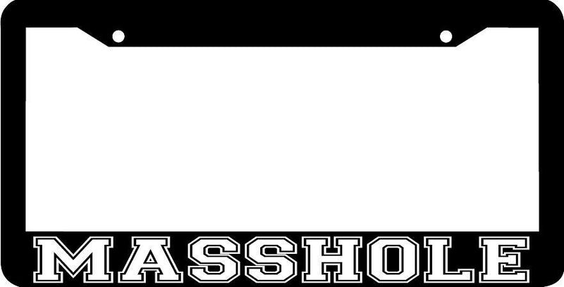MASSHOLE License Plate Frame
