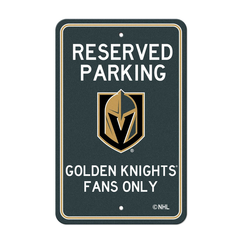 NHL Vegas Golden Knights Reserved Parking Sign Large Decor 12"x 18"