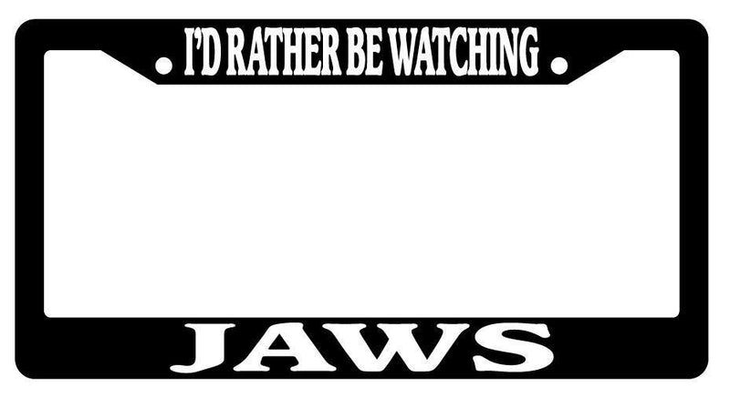 Black License Plate Frame I&