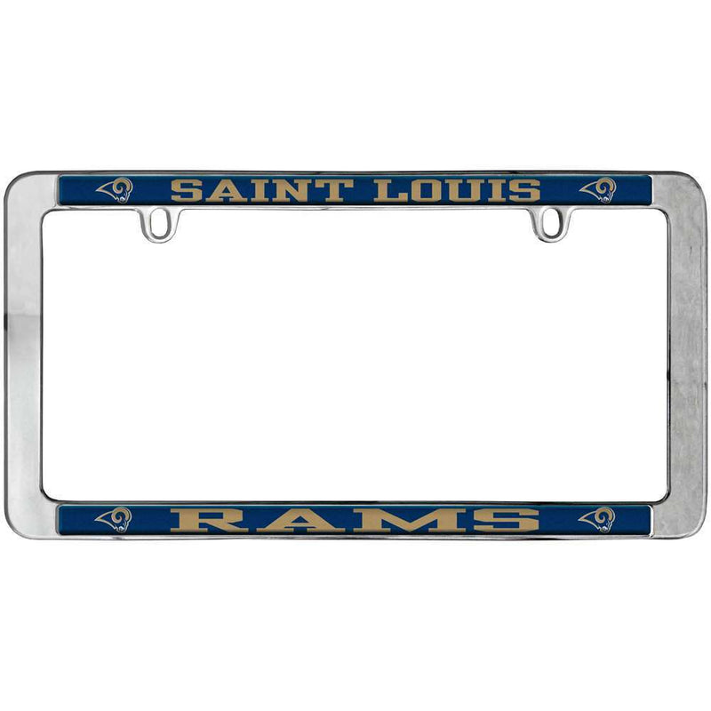 NFL St. Louis Rams Thin Metal License Plate Frame