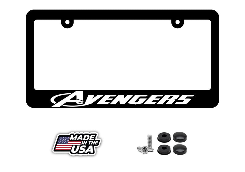 Avengers Plastic License Plate Frames Holder Vinyl Marvel Comics